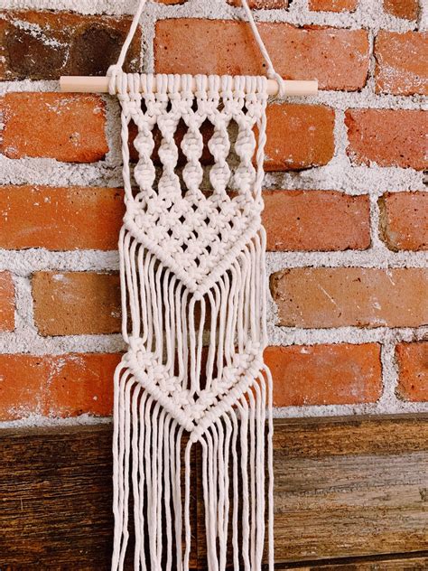 Macrame Pattern Written Pdf With Knot Guide Beginner Etsy