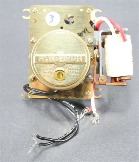Synchron Electric Clock Motor Movement 610 110 V 60 Cy 3 Watt 1 Rpm