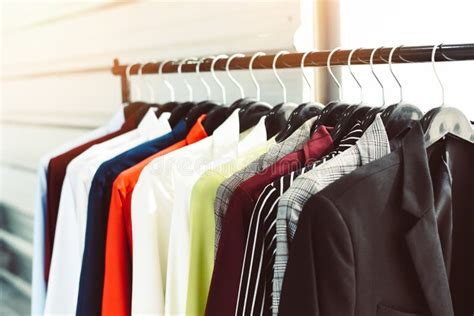 Men Fashion Clothes Hanging Clothes Suit Colorful Or Closet Rack