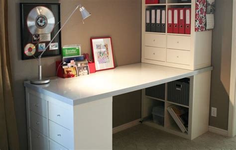 Our department recently moved into a new other than that, i secured the desk boards to the kallax with the pieces that was included but meant for the wall. kallax desk hack with alex - Google Search | Ikea kallax desk, Kallax, Ikea