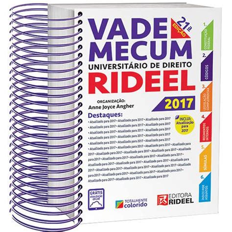 → Livro Vade Mecum Universitário De Direito Rideel 2017 é Bom Vale A