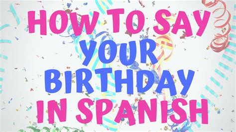 Spanish nouns have a gender, which is either feminine (like la mujer or la luna) or masculine (like el hombre or el sol). How Do You Say When Is Your Birthday In Spanish- Mi ...