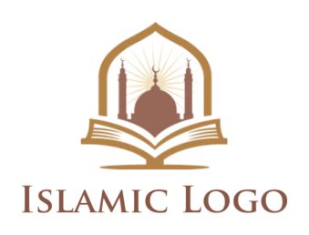 Free Islamic Logos | Create an Islamic Logo Free | LogoDesign.net | Islamic logo, Islamic design ...