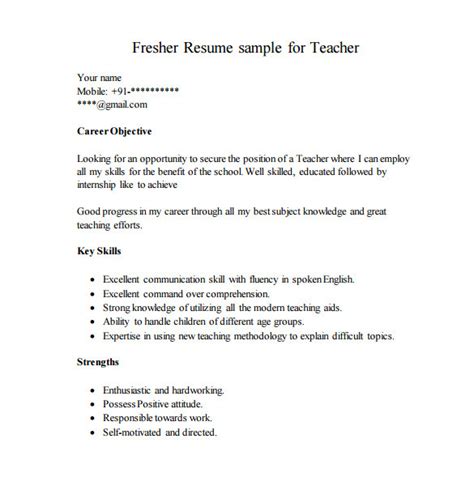 A chronological resume template and sample resumes. Resume format for Job Fresher Pdf | williamson-ga.us