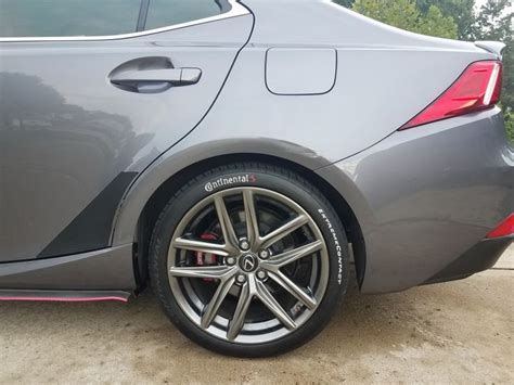 Overall, 300 horsepower is a lot. Lexus IS f sport. Painted white lettering on Continental ...