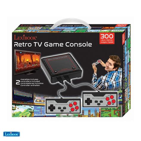 You simply put a cartridge into the hardware, connect it to a computer with internet access and join your friends through the included software. Retro game console with 2 controllers and 300 games ...