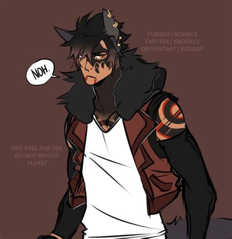 9 Anime Wolf Hybrid Human Anime Wolf Character Design Male Concept