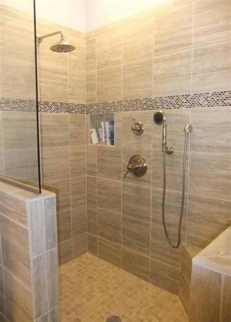 Pin By Bette Horn On Bath Remodels Bathroom Remodel Shower Doorless Shower Open Showers