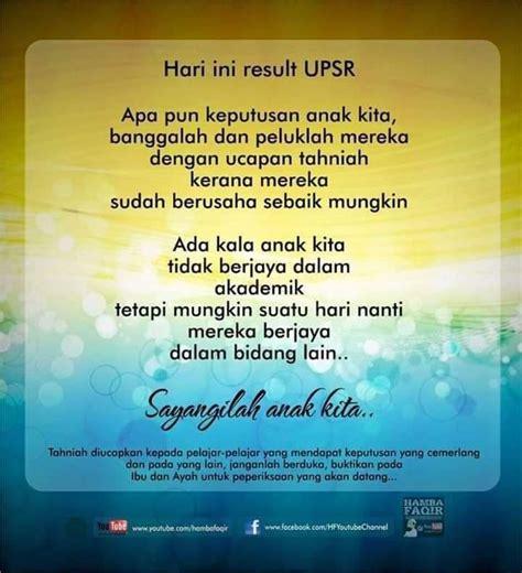 Ucapan Tahniah Kejayaan Dalam Peperiksaan