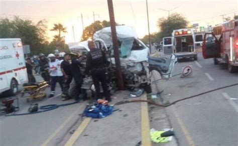Los heridos fueron atendidos por paramédicos del. Aparatoso accidente deja dos muertos en poblado Miguel Alemán