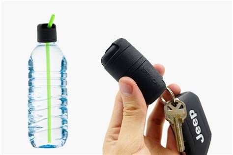 This Universal Bottle Cap With Its Own Built In Straw Is A Weirdly