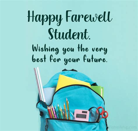80 Best Farewell Messages For Students Wishesmsg 2023