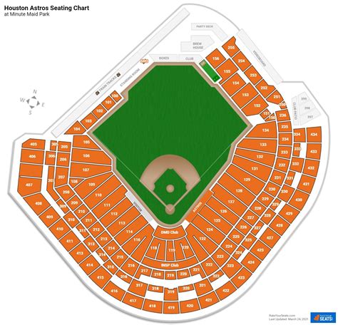 Minute Maid Park Seating Chart With Rows And Seat Numbers Awesome Home
