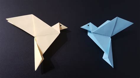 Easy Origami Small Bird Simple Origami Bird Easy Beginner Tutorial