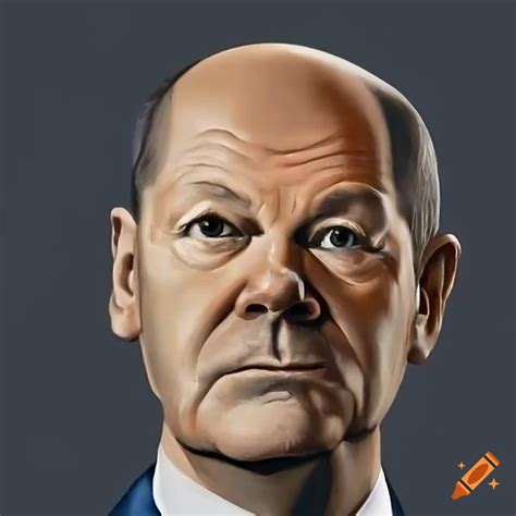 Portrait Of Olaf Scholz In The New Objectivity Style On Craiyon