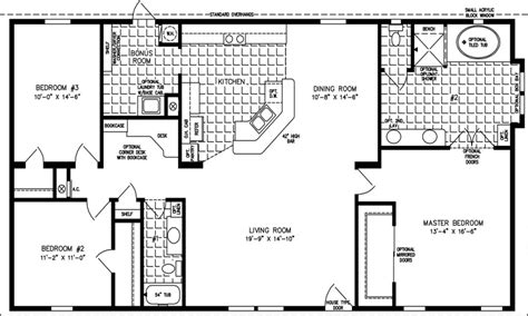 1200 Sq Ft Open House Plans Arts Simple Ranch 1600 Floor Lrg