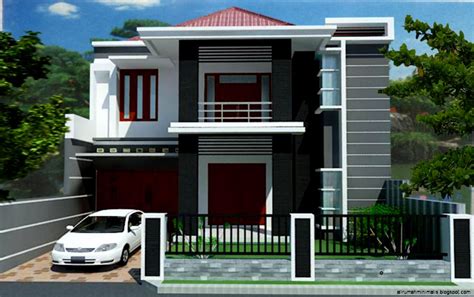 Gambar Rumah Minimalis 2 Lantai Type 45 | Design Rumah Minimalis