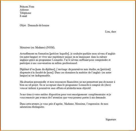 Lettre De Motivation Pour Formation En Alternance Bac Pro  Exemple de