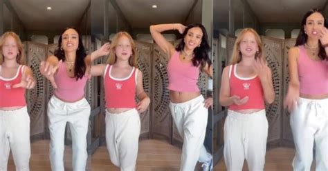 Watch Jessica Alba And Her Daughter Take On A Tiktok Dance Challenge In Matching Outfits Flipboard