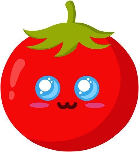 Download Tomato Face Kawaii Royalty Free Vector Graphic Pixabay
