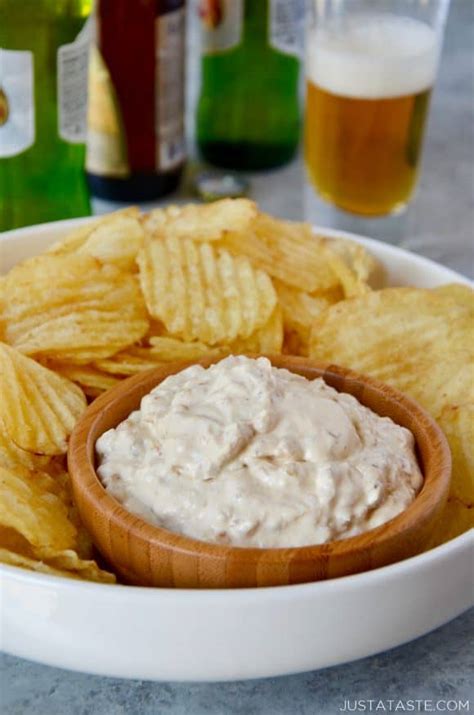 Homemade Sour Cream And Onion Dip Just A Taste