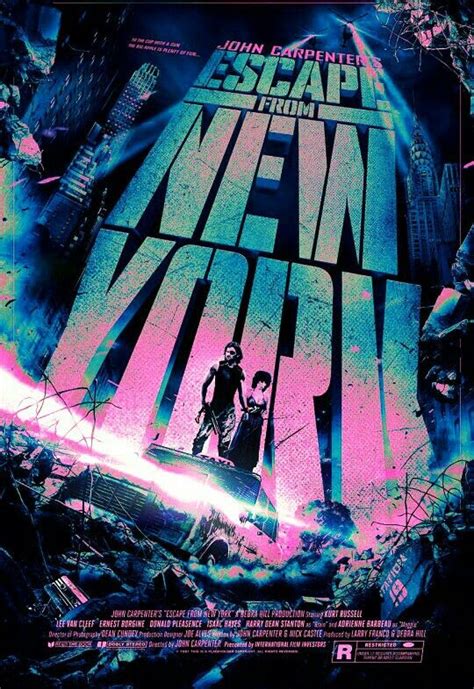 Escape From New York Poster 1 80s Movie Posters Film Posters Art