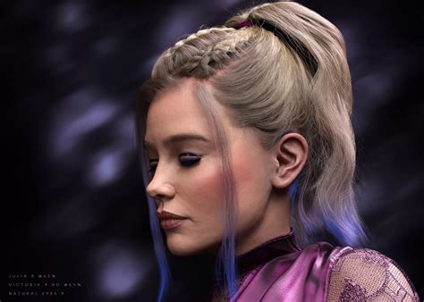dForce Nordic Knots Hair for Genesis 9 ⋆ Freebies Daz 3D