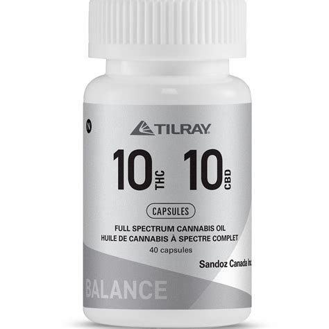 Tilray 10:10 Balance Capsules | Leafly