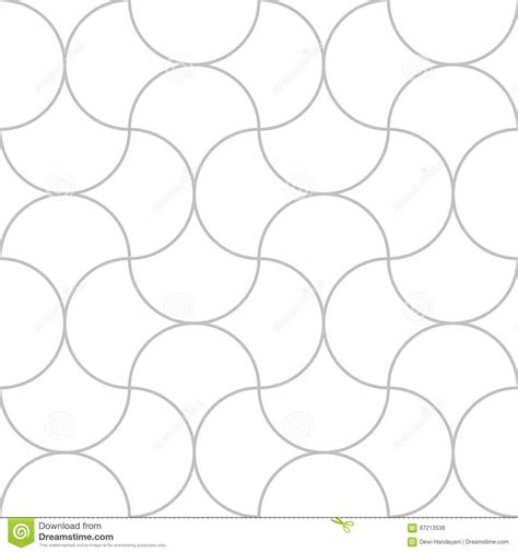 Editable Seamless Geometric Pattern Tile Stock Vector Illustration Of