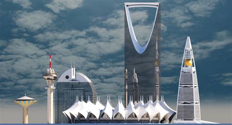 Artstation Riyadh Skyscrapers Resources