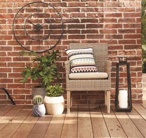 The rockers contact the floor at only two points. The CANVAS Monaco Wicker Patio Chair adds contemporary ...