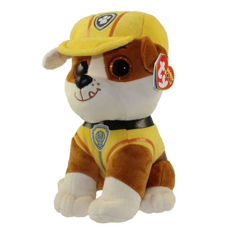 Ty Beanie Buddy Rubble Paw Patrol 10 Inch Mint