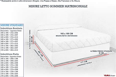 Le misure del letto singolo dipendono dalle dimensioni del materasso. Letto Contenitore Matrimoniale senza Testata anche su Misura