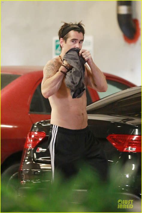 Colin Farrell Goes Shirtless After West Hollywood Lunch Photo 3145083 Colin Farrell