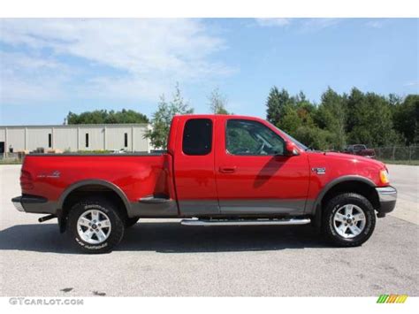 Bright Red 2003 Ford F150 Fx4 Supercab 4x4 Exterior Photo 51848633