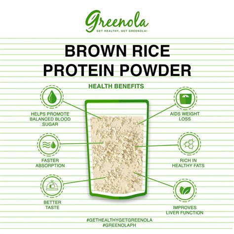 Greenola Organic Brown Rice Protein Powder Bulk Greenola