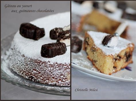 Un petit moment de gourmandise ♥♥. Gâteau au yaourt aux guimauves chocolatées | Recette ...