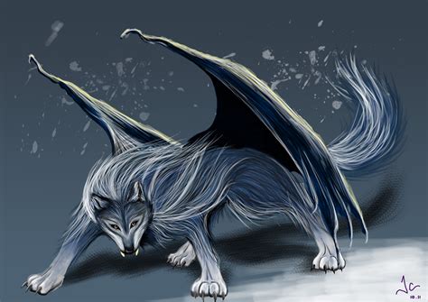 Dragon Wolf By Luuphii On Deviantart