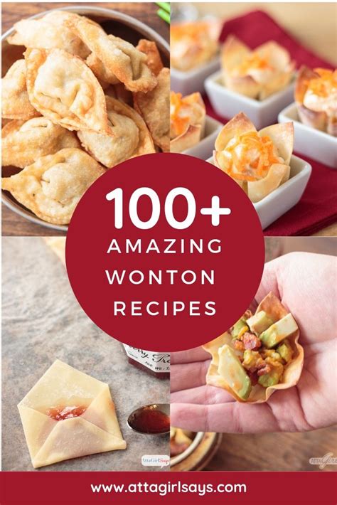 100 Amazing Wonton Recipes To Try Right Now Wonton Recipes Wonton