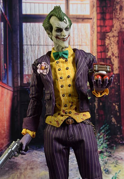 Review And Photos Of Arkham Asylum Joker Sixth Scale Action Figure