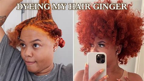 How I Dyed My Hair Red To Orange Ginger No Bleach Needed Highly