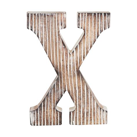 Decorative Wood Letter X Standing And Hanging Alphabets Block Etsy Uk