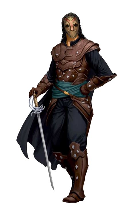 Esgrimista Máscarado Masked Fencer Pathfinder Character Character
