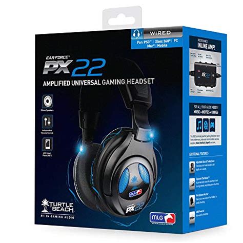 Turtle Beach Ear Force Px Universal Amplified Gaming Headset Ps