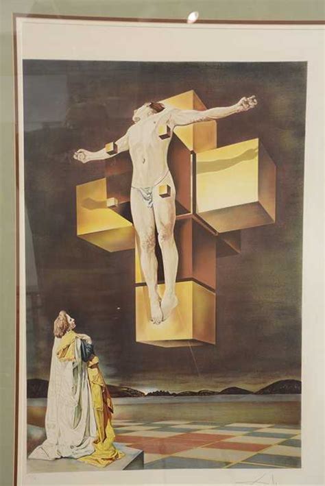 Salvador Dali Crucifixion Lithograph