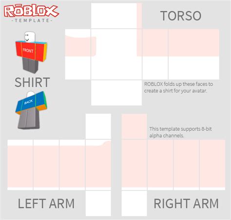 Roblox Pink Shirt Template