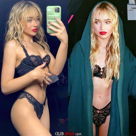 Celebritiesfree Sabrina Carpenter Nude Behind The Scenes Of Lingerie Shoot
