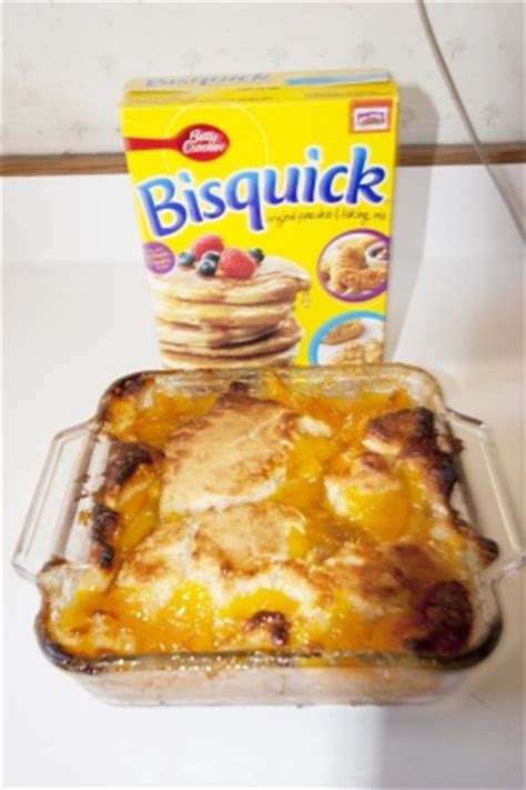 This peach cobbler recipe is sure to get your mouth watering. Bisquick Peach Cobbler Recipe - Soul.Genius Kitchen