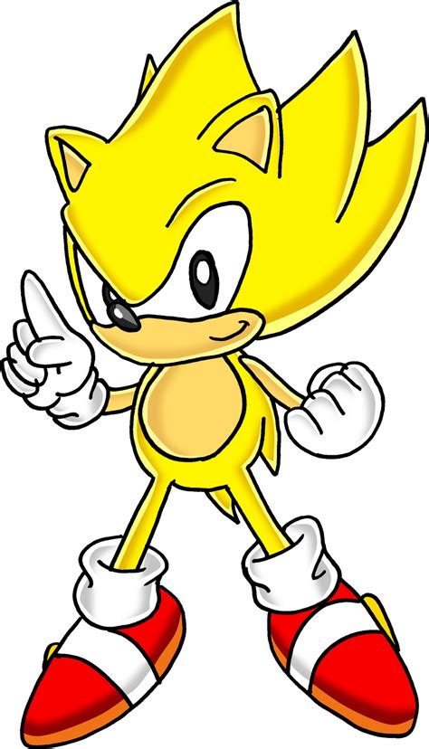 Classic Super Sonic By Tails19950 On Deviantart