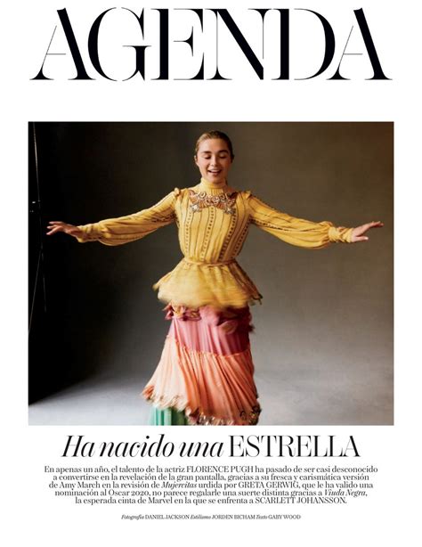 Florence Pugh In Vogue Magazine Spain April Hawtcelebs